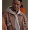 All American Homecoming S03 Damon Sims Floral Embroidered Jacket