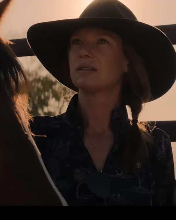 Anna Torv Territory Blue Shacket