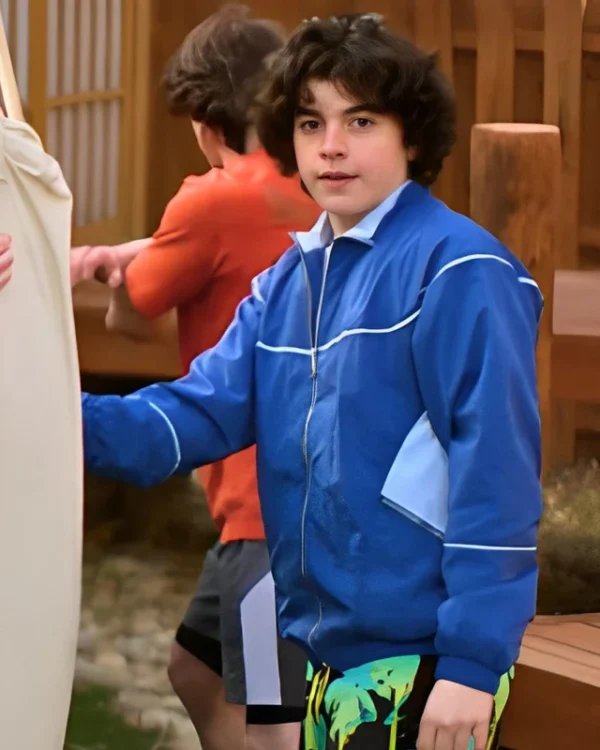 Anthony LaRusso Cobra Kai S06 Blue Jacket