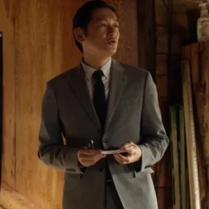 Arata Iura Cowboy 2024 Tokyo Grey Suit Front View