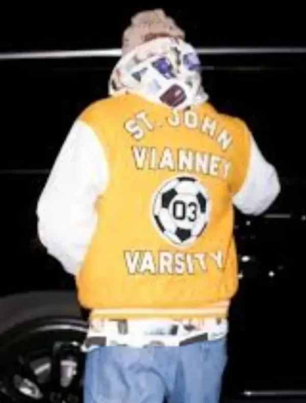 Asap Rocky Sjv Varsity Jacket Back