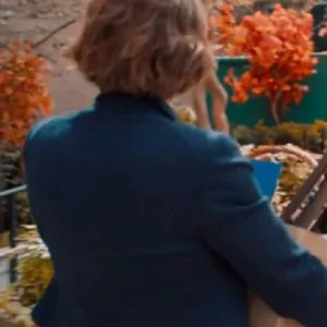 Ashley Williams Falling Together Blue Jacket Back