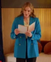Ava Micallief Love On The Danube Royal Getaway Blue Blazer Front