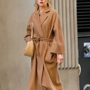 Babygirl Nicole Kidman Brown Wool Coat