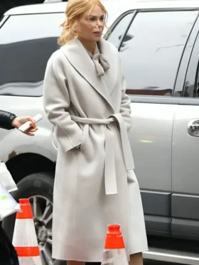 Babygirl Nicole Kidman White Coat