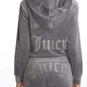 Barbara Ted Lasso S03 Grey Velvet Tracksuit Back