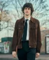 Bardon Quinn This Town Suede Leather Jacket Full View
