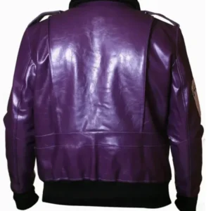 Batman Bob the Goon Joker Purple Jacket Back