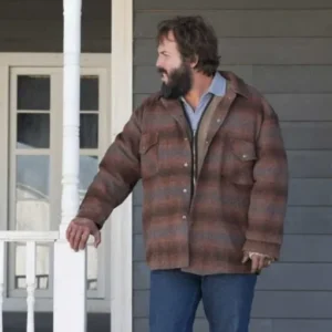 Bear Gerhardt Fargo Shirt Style Brown Flannel Jacket