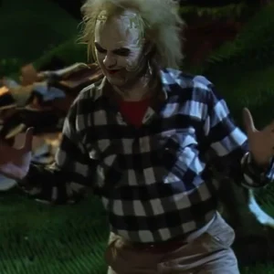 Beetlejuice Beetlejuice 2024 Michael Keaton Plaid Shirt