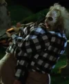 Beetlejuice Beetlejuice 2024 Michael Keaton Plaid Shirt For Sale