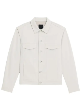 Bold and the Beautiful 2024 Liam Spencer White Trucker Denim Jacket