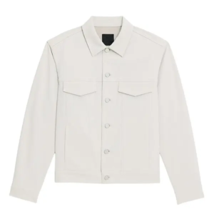 Bold and the Beautiful 2024 Liam Spencer White Trucker Denim Jacket