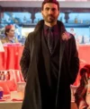 Brett Goldstein Ted Lasso Roy Kent Black Coat