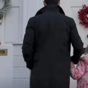 Brett Goldstein Ted Lasso Roy Kent Black Coat Back View