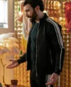 Brett Goldstein Ted Lasso S2 Bomber Black Jacket Front