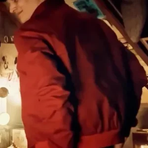 Buy Beetlejuice Beetlejuice 2024 Arthur Conti Red Bomber Jacket For Unisex