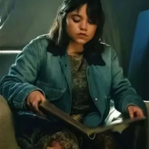 Buy Beetlejuice Beetlejuice 2024 Jenna Ortega Blue Denim Jacket For Unisex