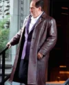 Buy Colin Farrell The Penguin Brown Leather Coat