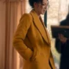 Buy Fool Me Once Adelle Leonce Yellow Wool Coat