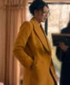 Buy Fool Me Once Adelle Leonce Yellow Wool Coat
