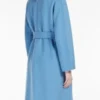 Buy Judith Burkett Fool Me Once Blue Trench Coat