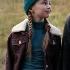 Buy Nell Fisher Bookworm 2024 Brown Denim Shearling Jacket