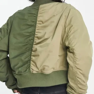 Buy Simone Hicks All American Homecoming Green Bomber Jacket