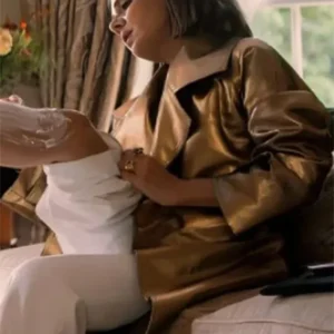 Buy Upgraded Marisa Tomei Golden Faux Leather Jacket For Unisex