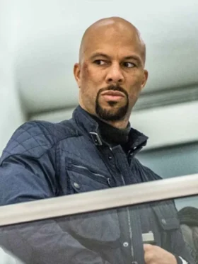 Cassian John Wick 2 Blue Jacket Side View