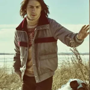 Charlie Gerhardt Fargo S04 Grey and Maroon Jacket