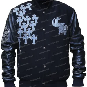 Chrome Heart Letterman Varsity Jacket