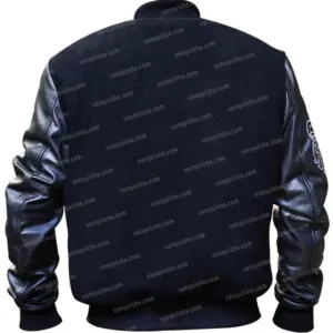 Chrome Heart Letterman Varsity Jacket Back
