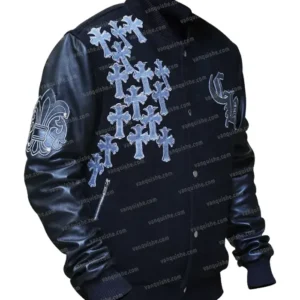 Chrome Heart Letterman Varsity Jacket Front
