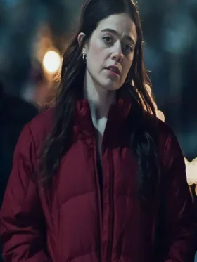 Claire Dunlap The Bear S03 Red Puffer Jacket