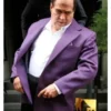 Colin Farrell The Penguin Purple Blazer Front View