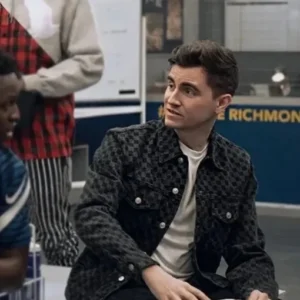 Colin Hughes Ted Lasso S03 Black Cotton Jacket