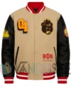College Dropouts Hip Hop Letterman Jacket front