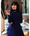 Cristin Milioti The Penguin Blue Long Coat