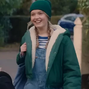 Danya Griver Fool Me Once S01 Green Puffer Jacket