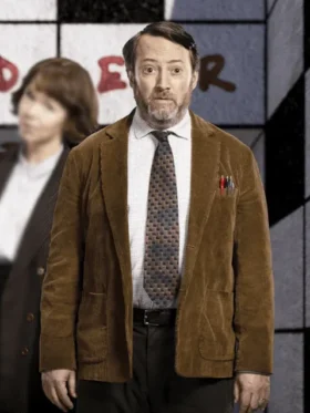 David Mitchell Ludwig Brown Blazer