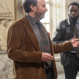 David Mitchell Ludwig Brown Blazer Side View