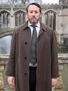 David Mitchell Ludwig S01 Long Brown Coat