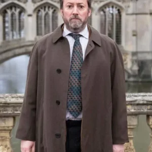 David Mitchell Ludwig S01 Long Brown Coat