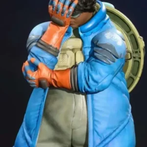 Daw Concord 2024 Blue Parachute Coat Front View