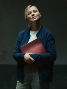 Detained 2024 Moon Bloodgood Blue Bomber Jacket