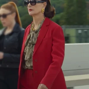 Diane Rovel La Maison 2024 Red Blazer