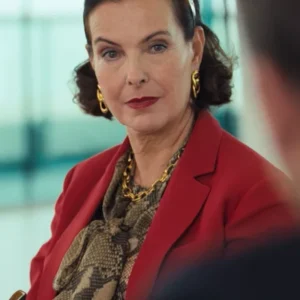 Diane Rovel La Maison 2024 Red Blazer Front