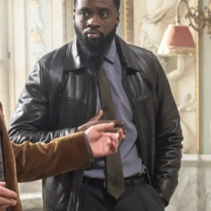 Dipo Ola Ludwig Black Leather Jacket