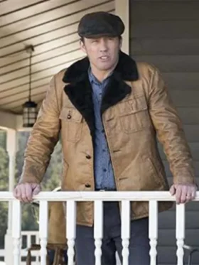 Dodd Gerhardt Fargo Black Fur Collar Leather Jacket